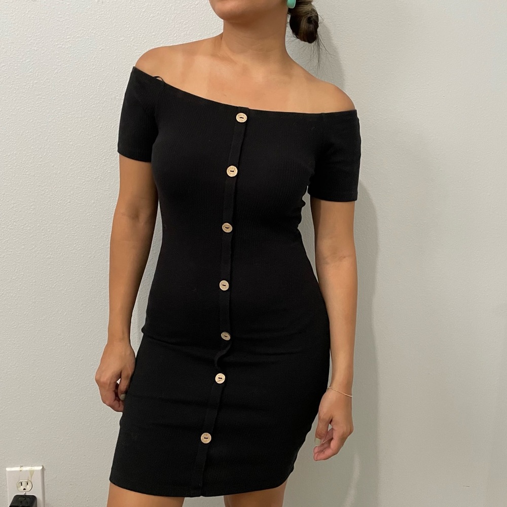 black dress